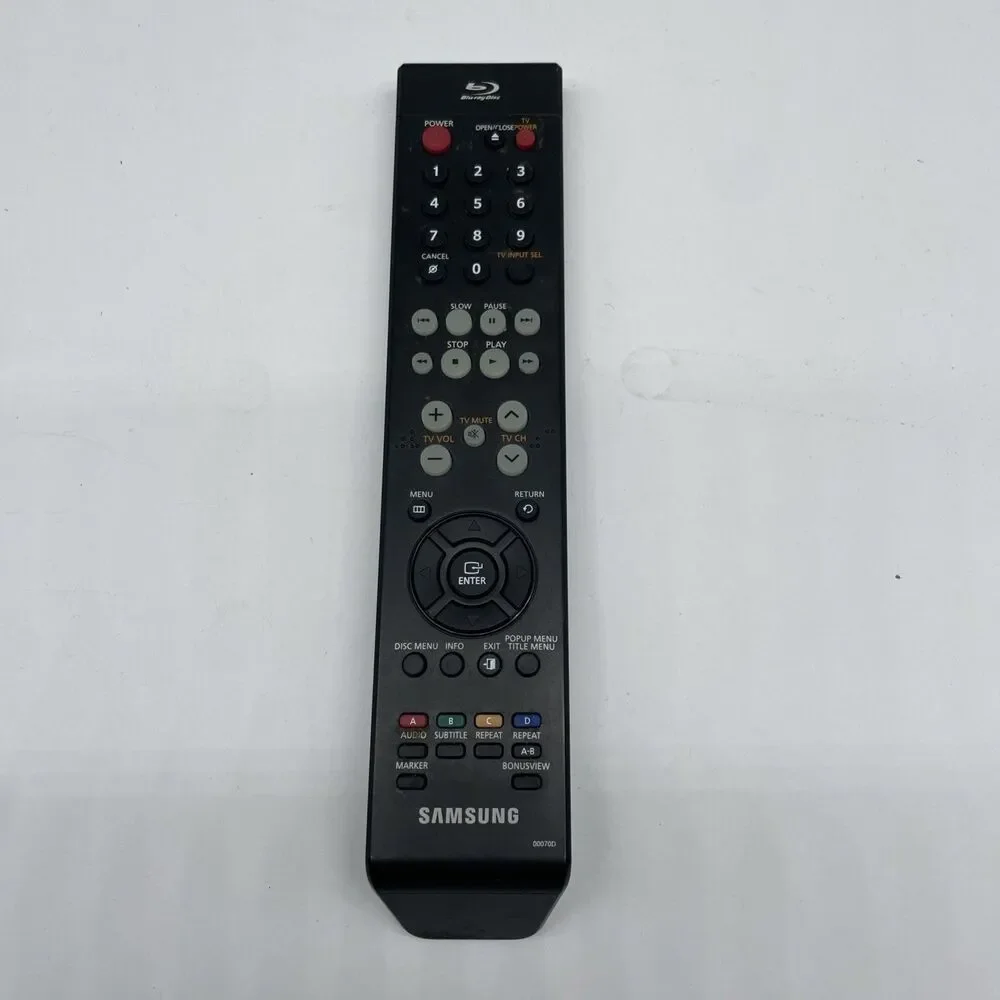 SAMSUNG 00070D Original OEM BLU-RAY Player Remote BD-P1500, BD-P2500 *TESTED